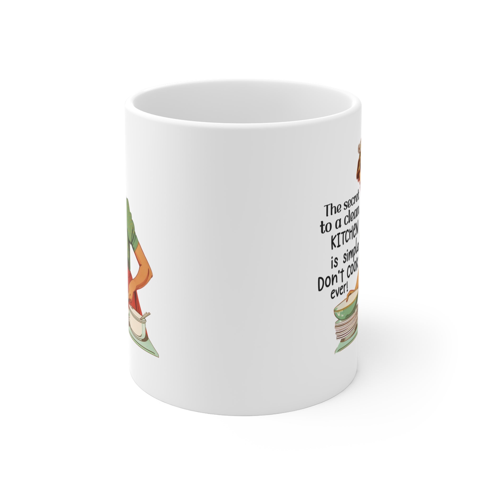 Retro Clean Kitchen Mug 11oz