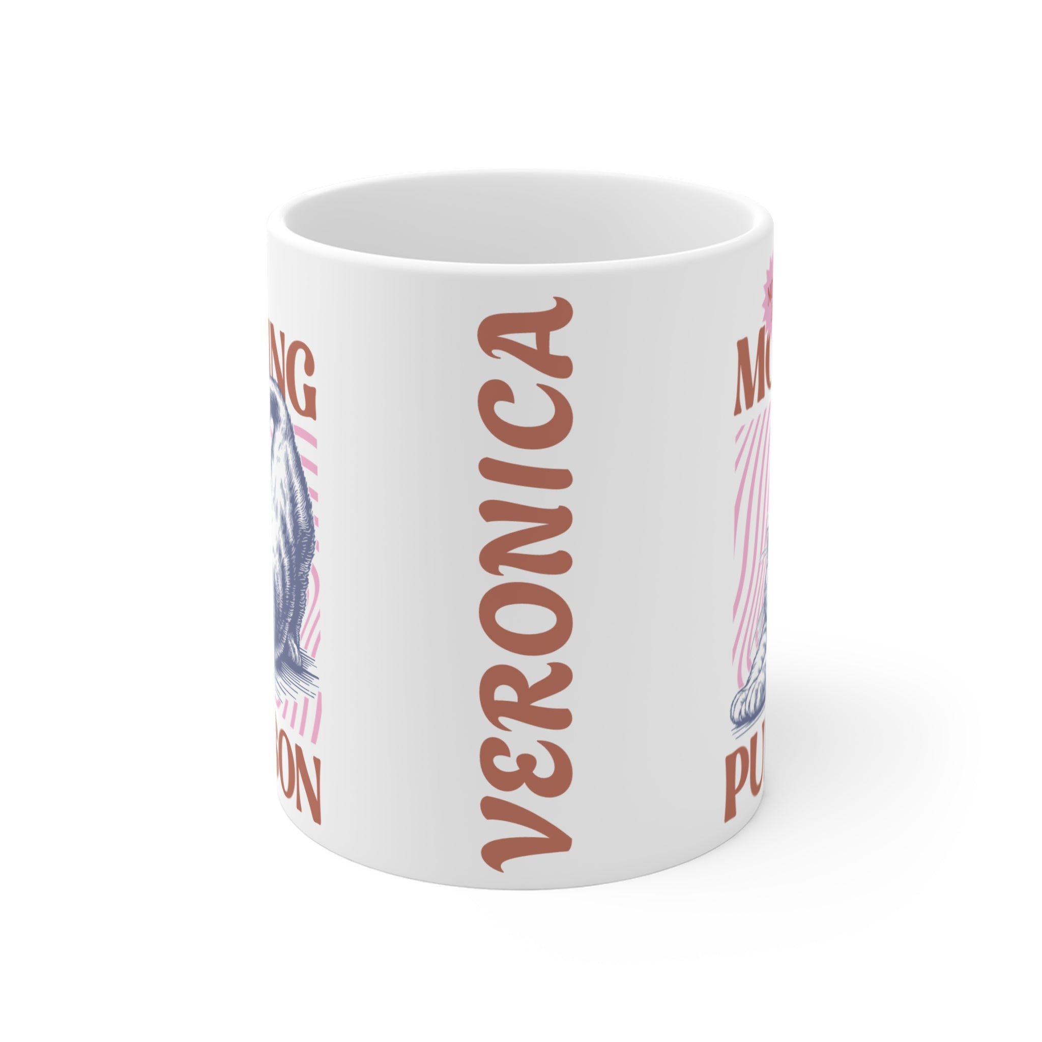 Personalized Not a Morning Person Cat Mug 11oz