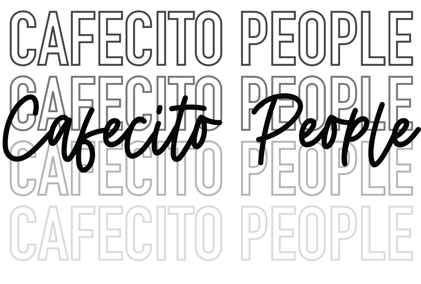 Cafecito People Tote Bag