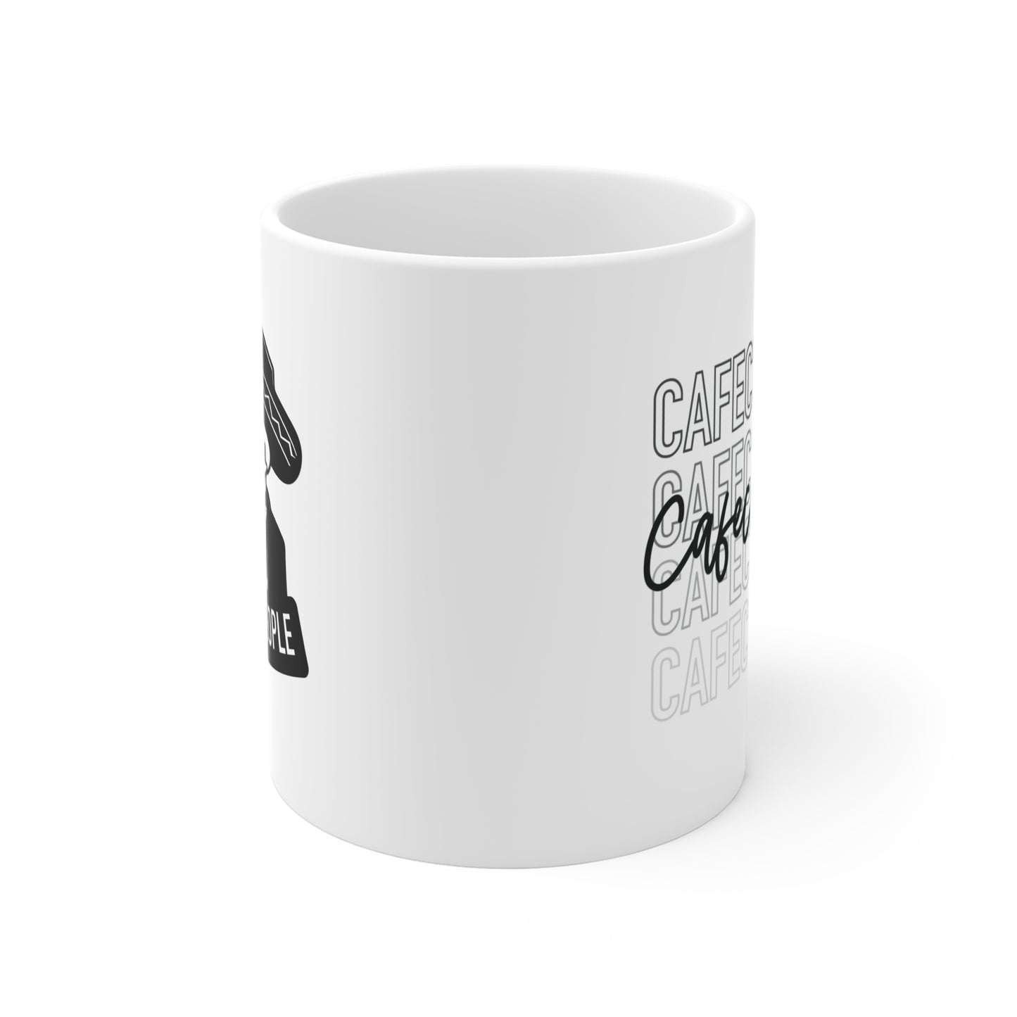 Official Cafecito People Mug (Dark), 11oz